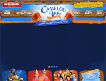 Tablet Screenshot of camelotparkbakersfield.com